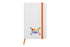 Libreta pequeña White Naranja