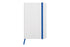 Libreta pequeña White Azul - detallada
