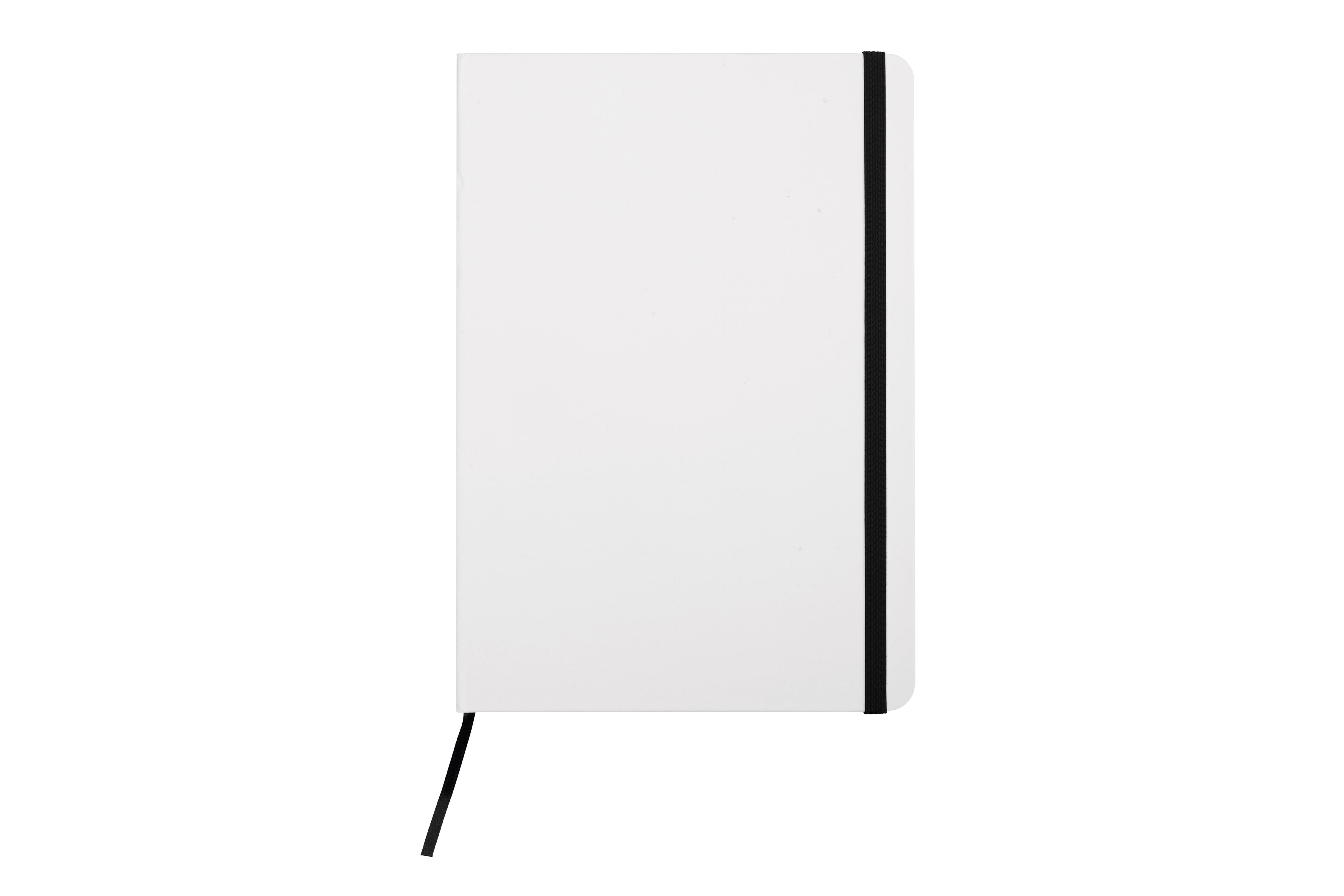Libreta mediana White Negro - detallada