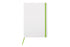 Libreta mediana White Verde Manzana - detallada