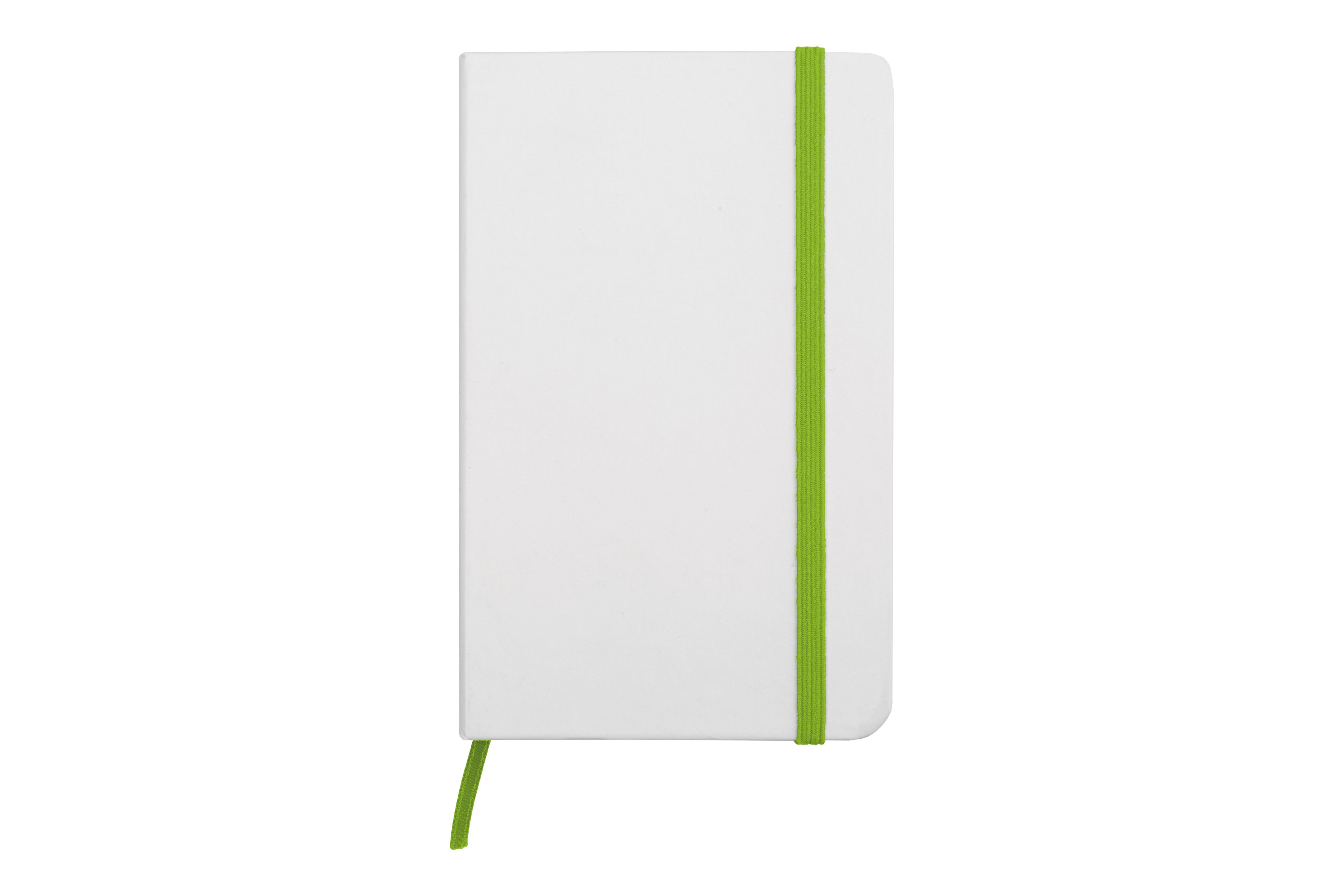 Libreta pequeña White Verde Manzana - detallada