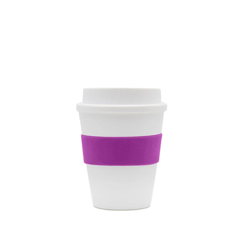 Mug Express Cup / Blanco / Morado