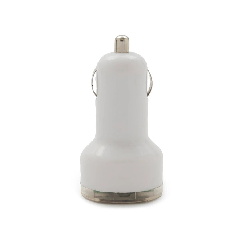 USB Car Charger / Blanco / Blanco