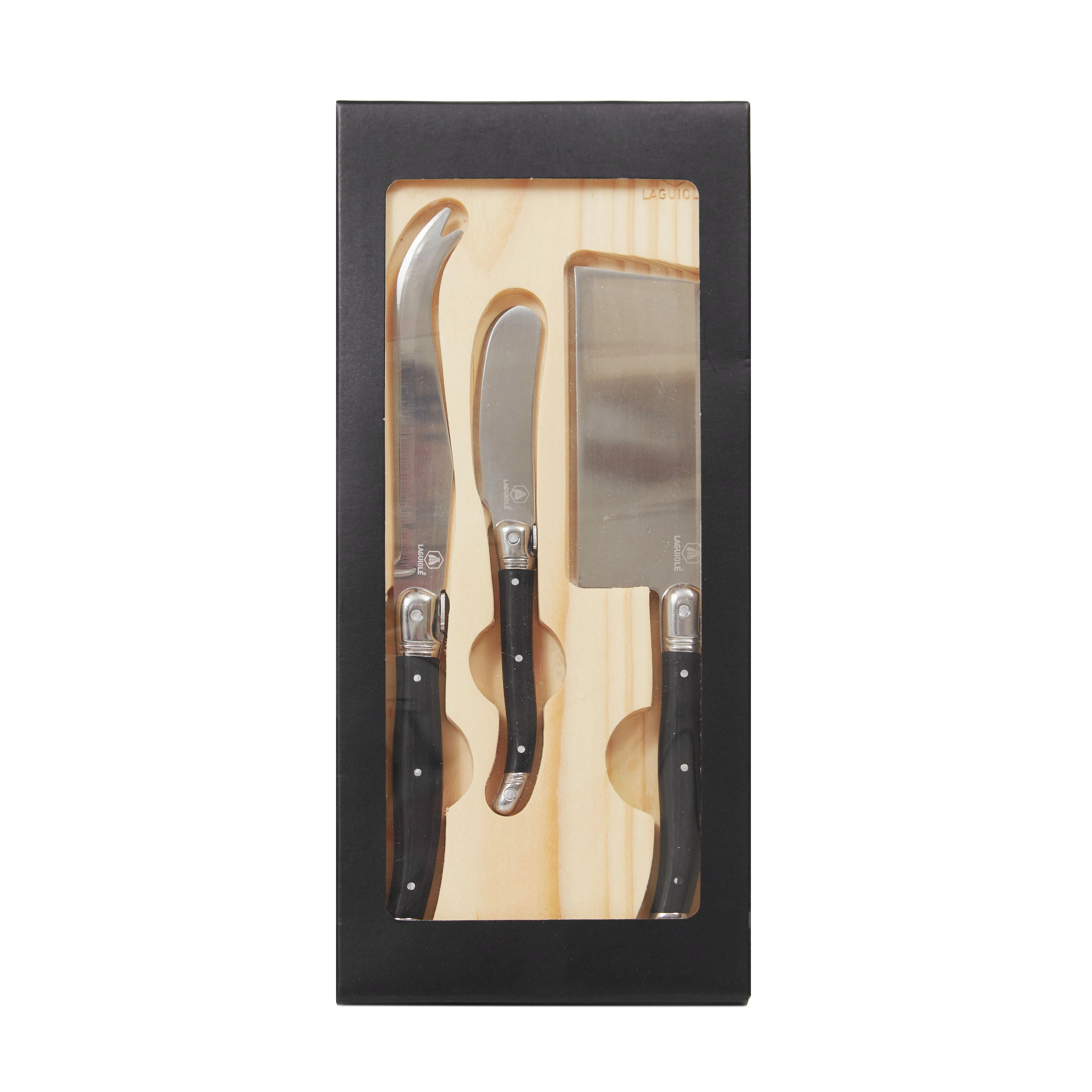 Set de Queso x3 Laguiole / Negro / Negro