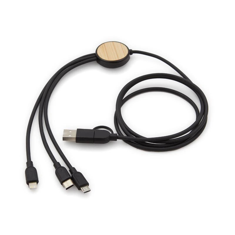 Cable 3 en 1 Bamboo (imagen 2)