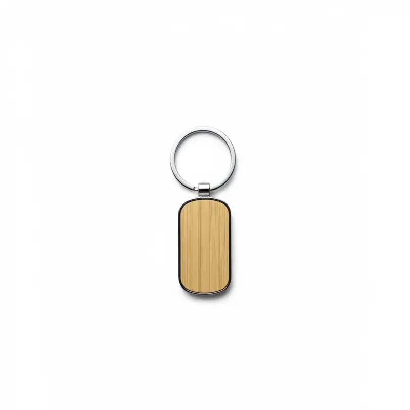 Llavero Oval / Natural / Natural / Aluminio/Zamac