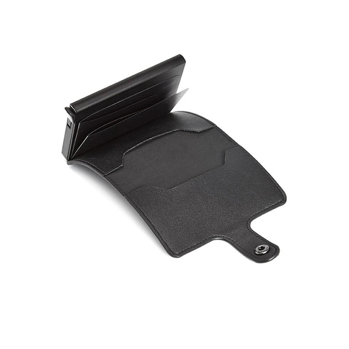Porta Tarjetas de Credito con Billetera / Negro / Negro