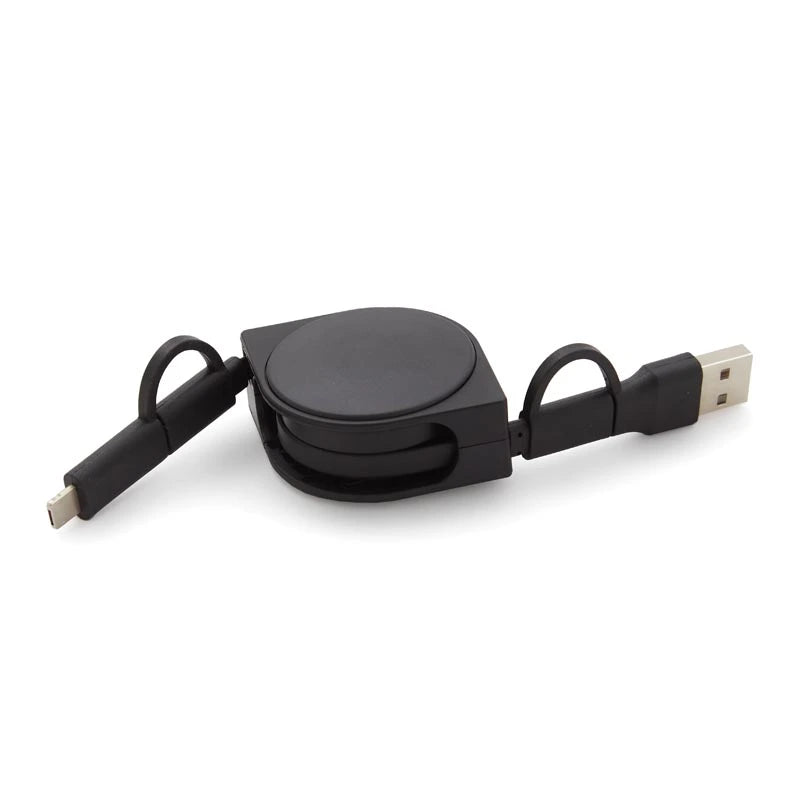 Cable 4 en 1 Snail / Negro / Negro