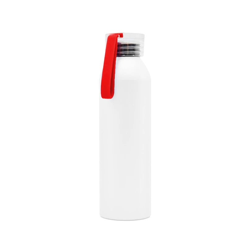 Botella Alu / Blanco / Rojo