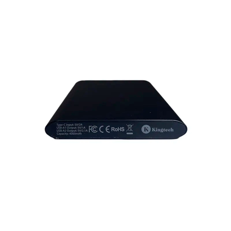 Power Bank Odeon / Negro / Aluminio/Zamac