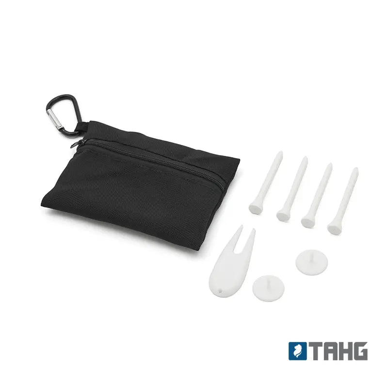 Set de Golf Swing / Negro / Blanco / Bamboo