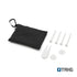 Set de Golf Swing / Negro / Blanco / Bamboo