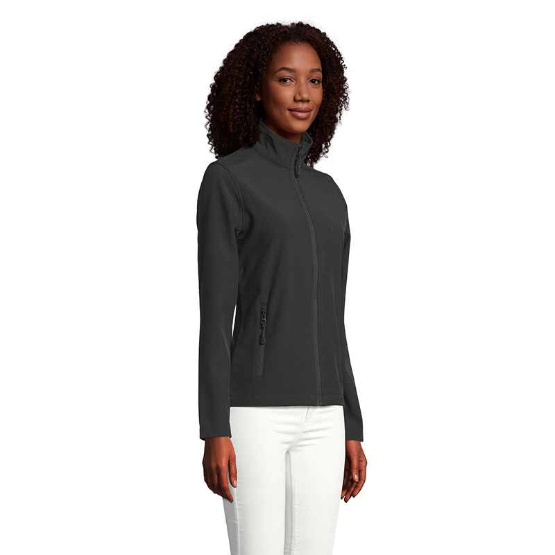 Chaqueta Softshell Race Mujer / Negro