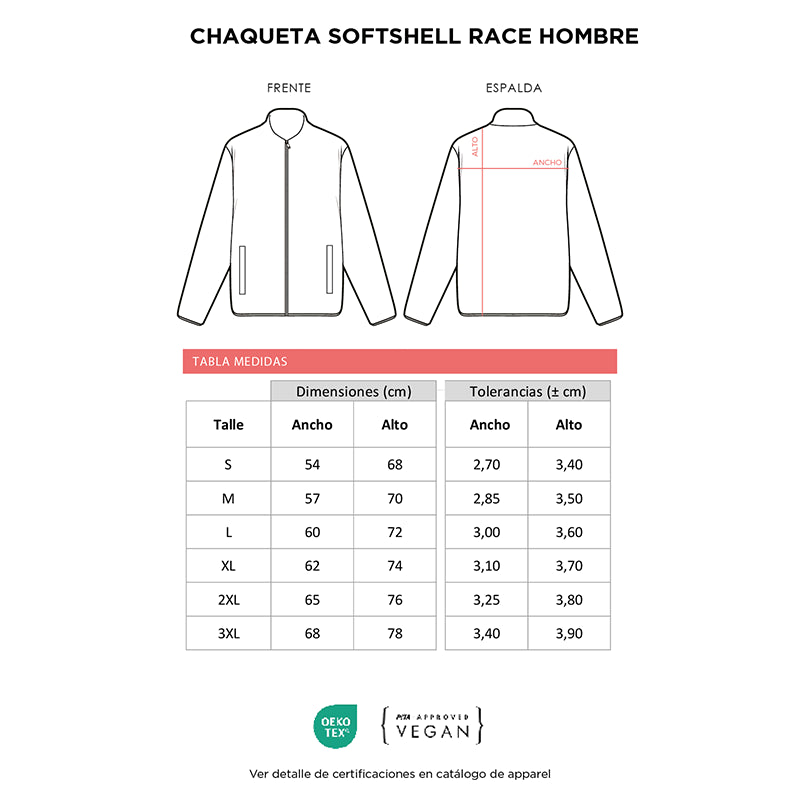 Chaqueta Softshell Race Hombre (imagen 1)