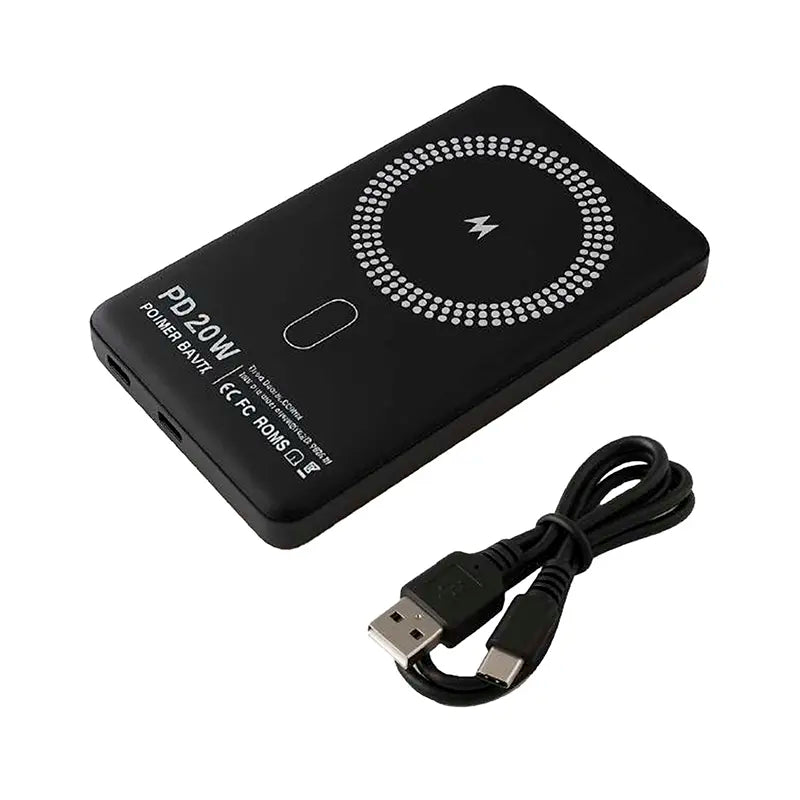 Power Bank Tron / Negro / Aluminio/Zamac
