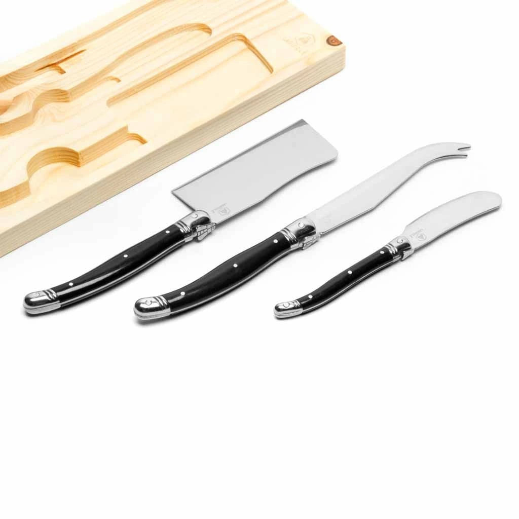 Set de Queso x3 Laguiole / Negro / Negro