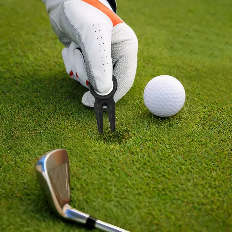 Divot Tools Golf / Negro / Aluminio/Zamac