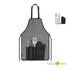Set bbq Delantal Grill / Gris / Gris / A.Inox/Hier