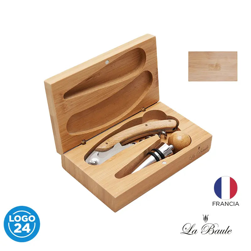 Set de Vino La Rue / Marron Claro / Marron Claro