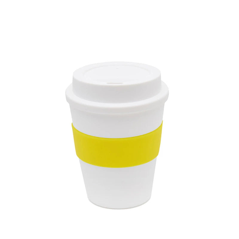 Mug Express Cup / Blanco / Amarillo