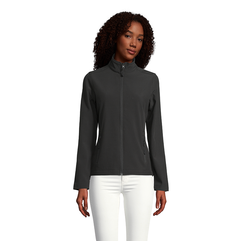 Chaqueta Softshell Race Mujer / Negro