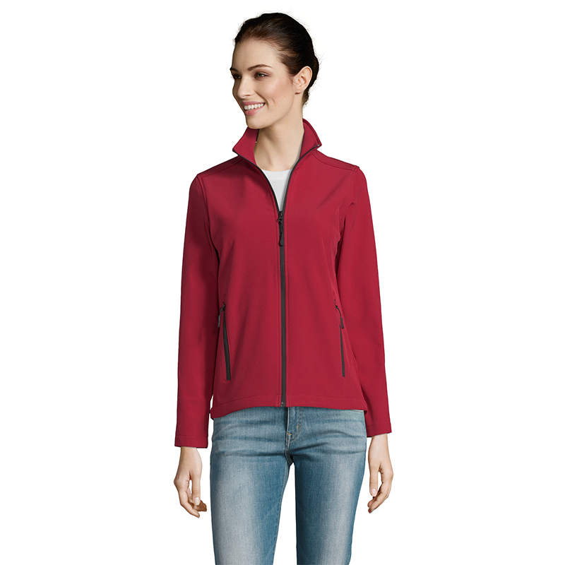 Chaqueta Softshell Race Mujer / Rojo