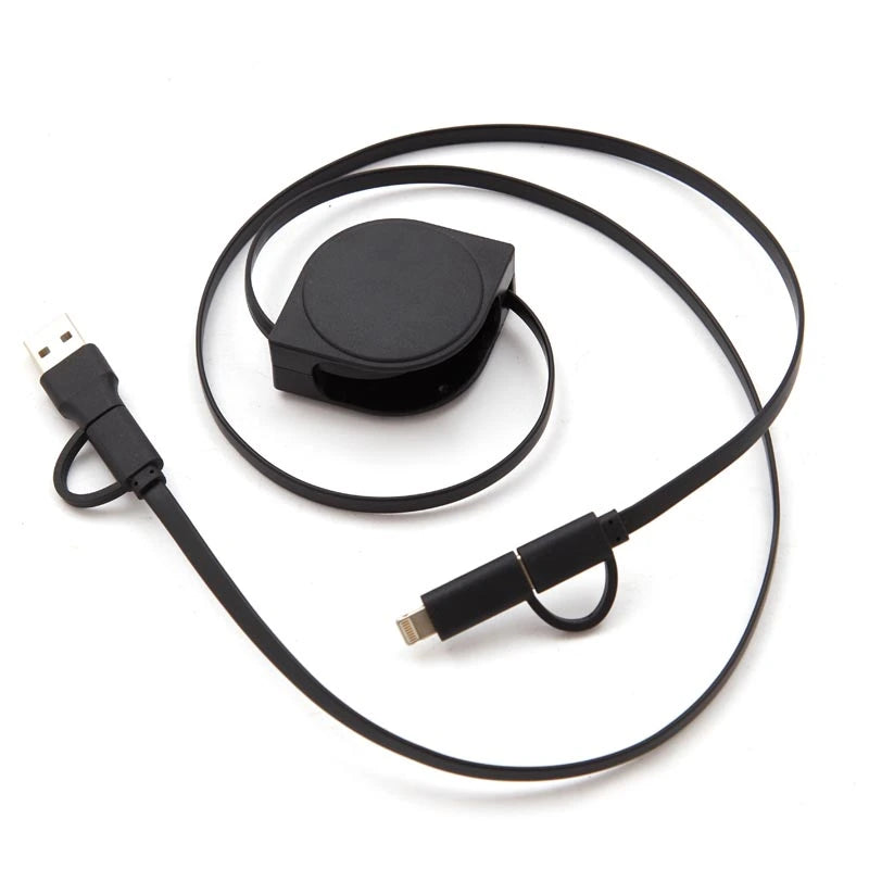 Cable 4 en 1 Snail / Negro / Negro