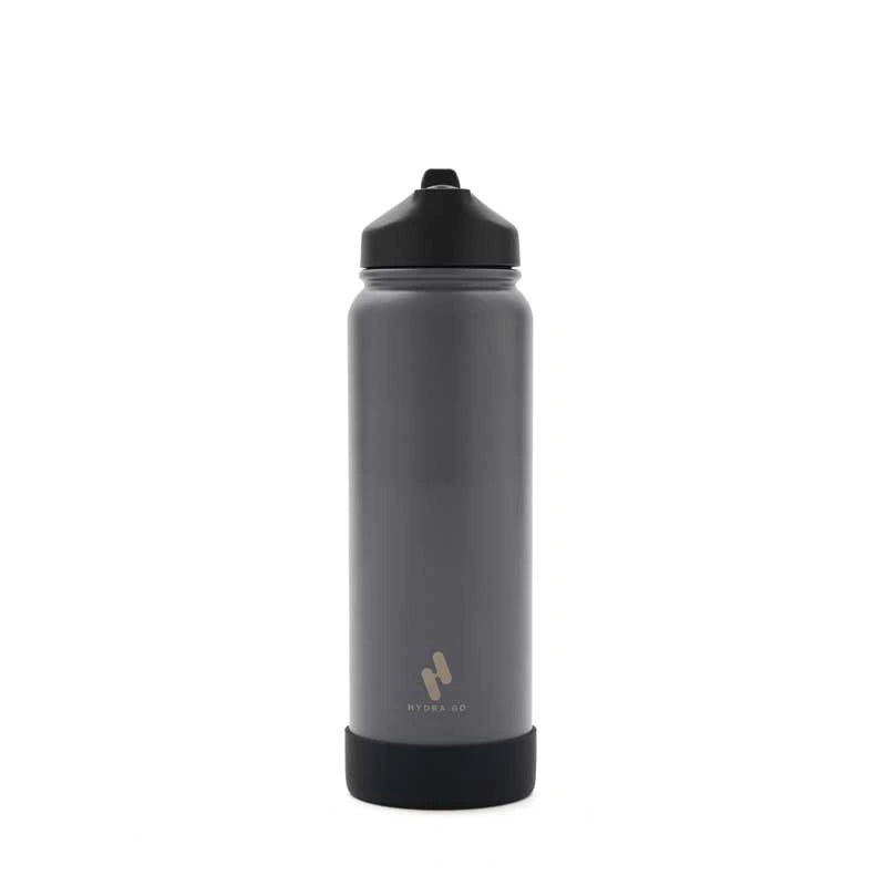 Botella HydraGo 750 ml / Gris Oscuro / Negro