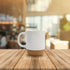 Mug Double / Blanco / Ceramica