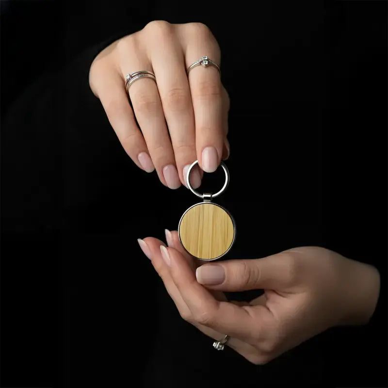 Llavero Round / Natural / Natural / Aluminio/Zamac