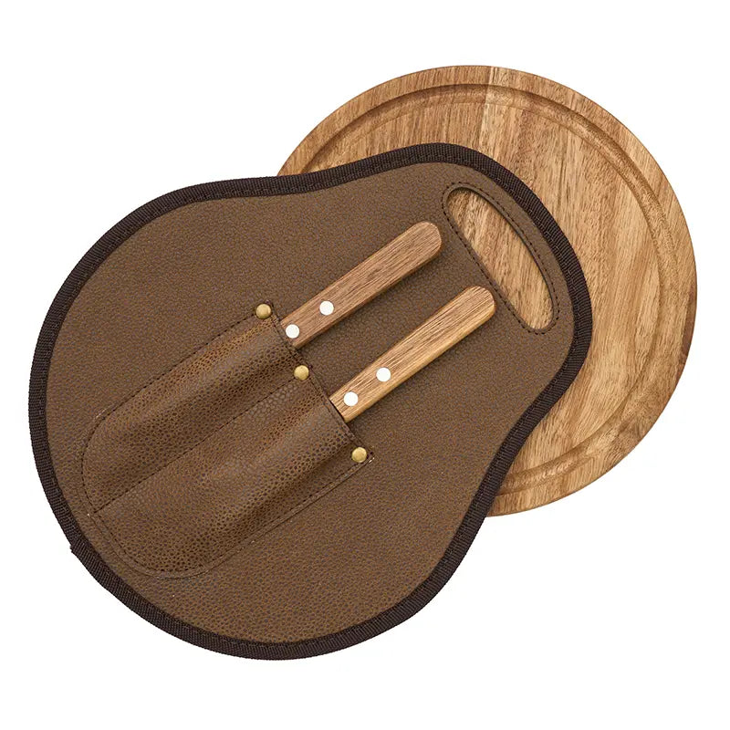 Set de Asado Estribo / Natural / Natural / Madera