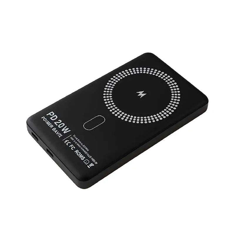 Power Bank Tron / Negro / Aluminio/Zamac