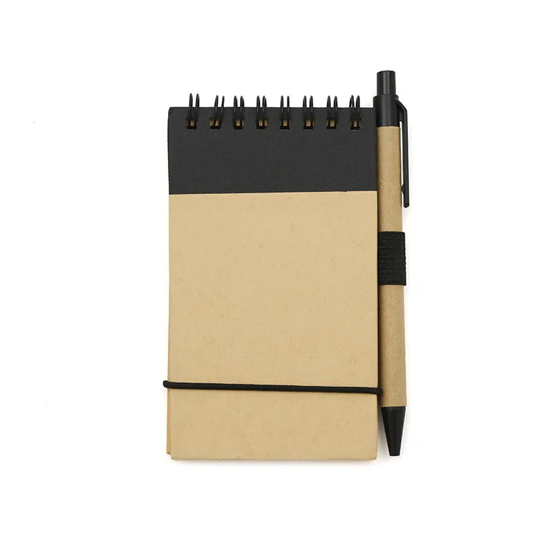 Anotador Vertical / Negro / Negro / Papel