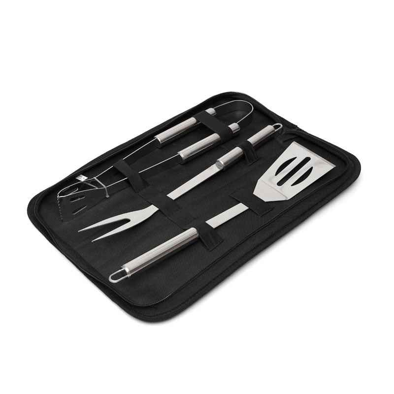 BBQ Holder Set / Negro / Negro