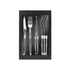 Set de 8 Cubiertos Laguiole / Negro / Negro