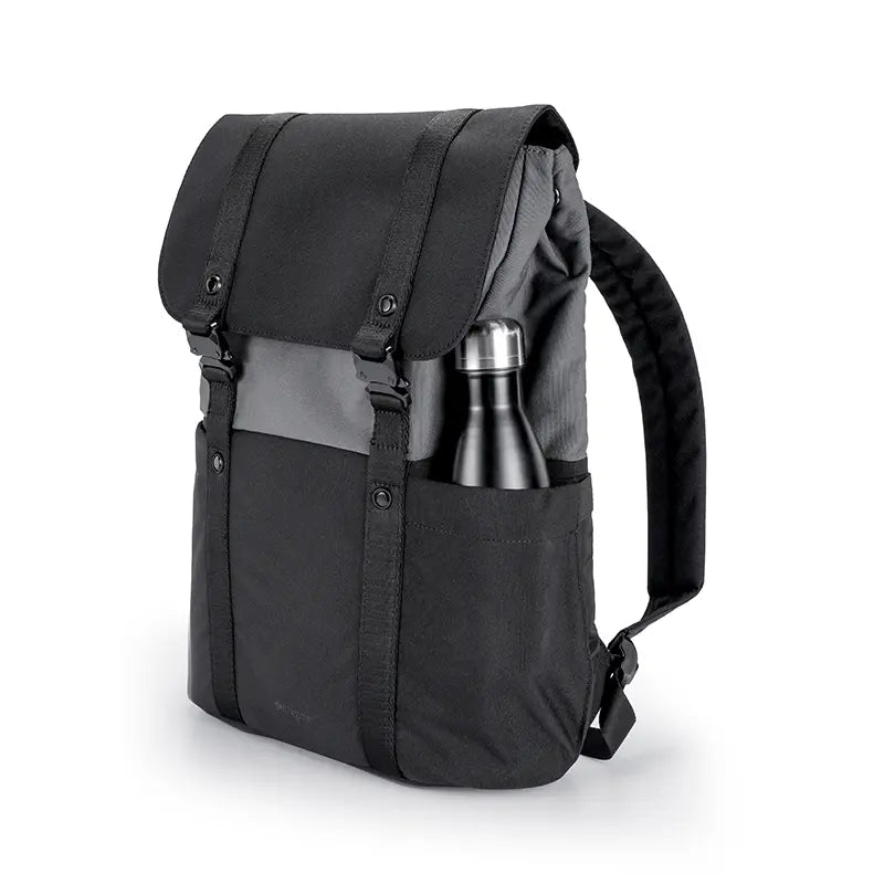 Mochila Beckum / Gris Oscuro / Gris Oscuro / Poliestileno
