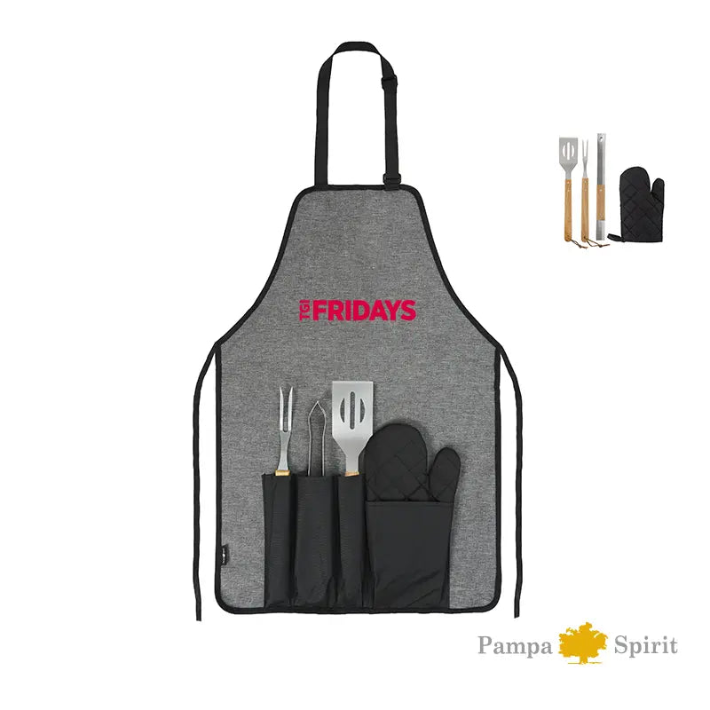 Set bbq Delantal Grill