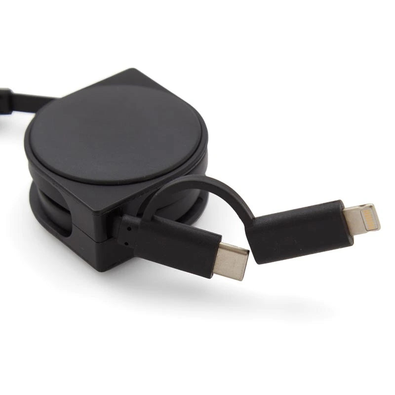 Cable 4 en 1 Snail / Negro / Negro