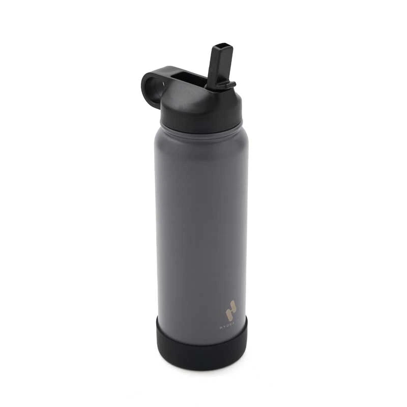 Botella HydraGo 750 ml / Gris Oscuro / Negro