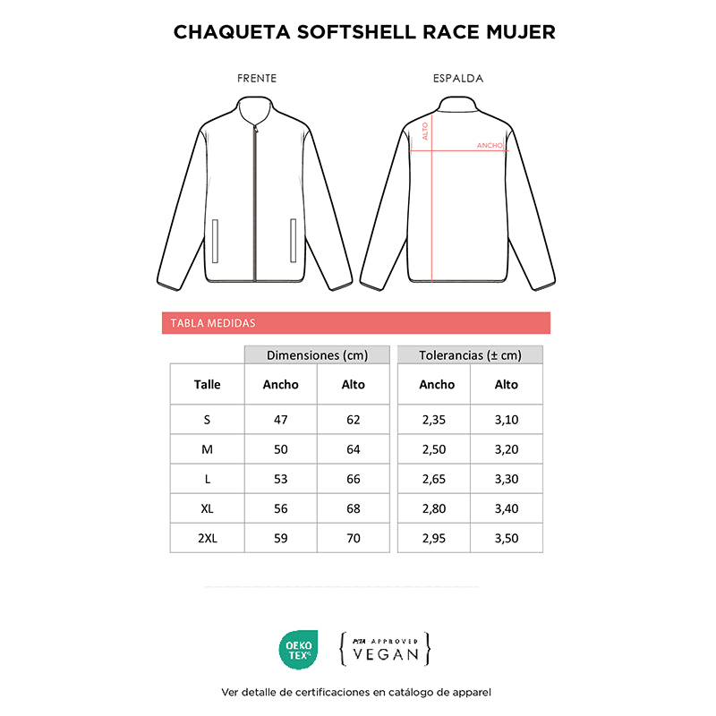 Chaqueta Softshell Race Mujer (imagen 7)