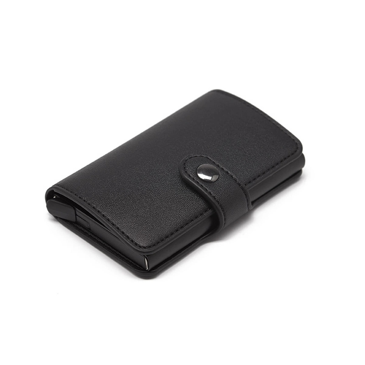 Porta Tarjetas de Credito con Billetera / Negro / Negro