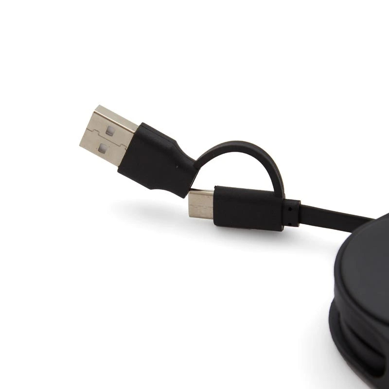 Cable 4 en 1 Snail / Negro / Negro