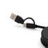 Cable 4 en 1 Snail / Negro / Negro