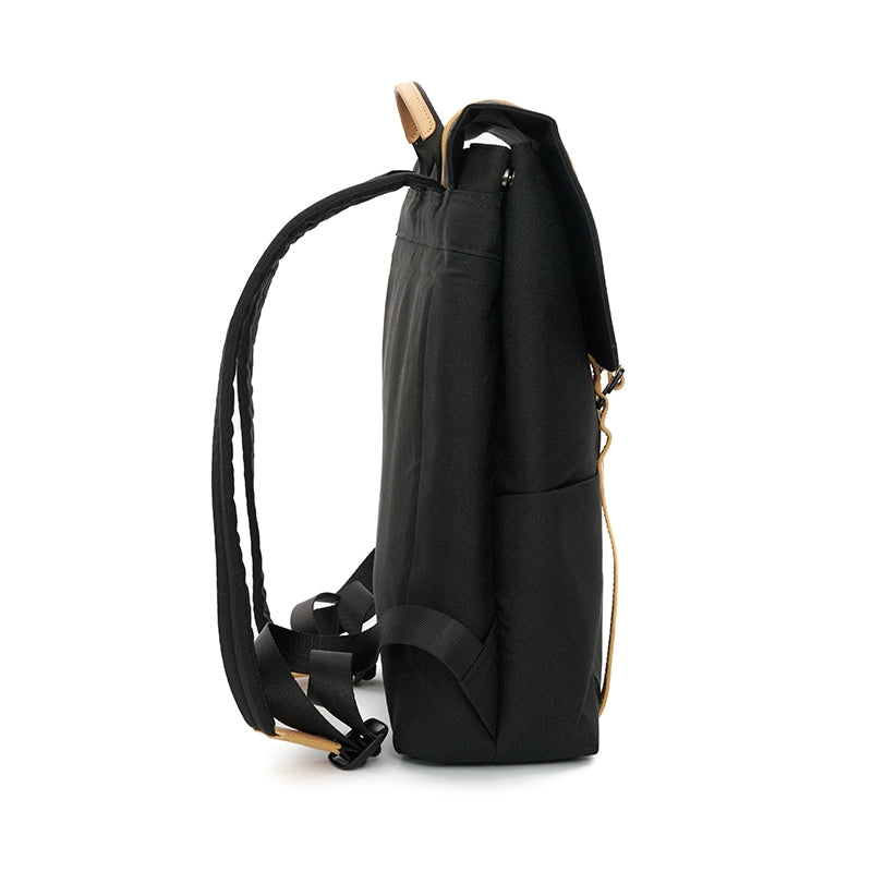 Mochila Lubeck / Negro / Negro / Poliestileno