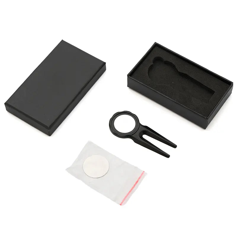 Divot Tools Golf / Negro / Aluminio/Zamac
