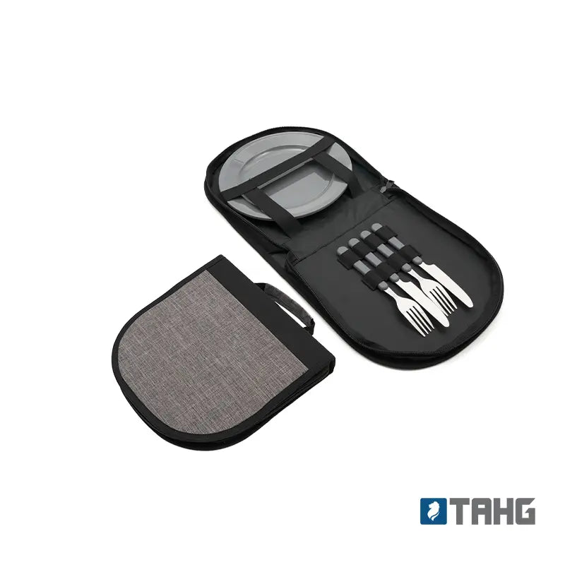 Set de Asado Andino / Negro / Gris / Poliestileno
