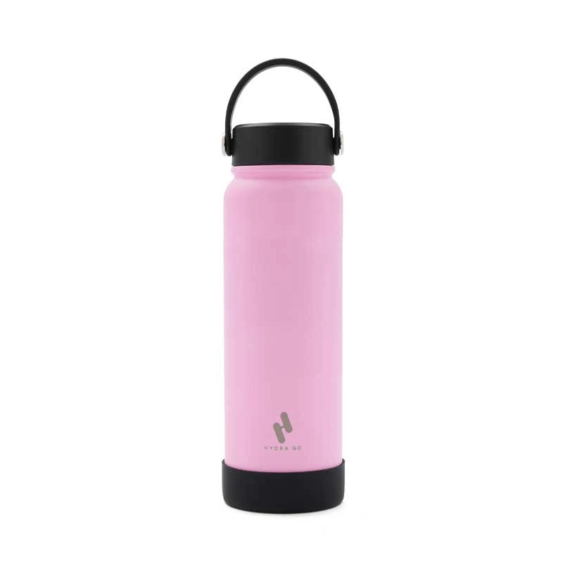Botella HydraGo 750 ml / Rosa / Negro